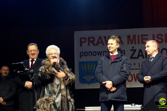 Nadanie praw miejskich dla Żarnowa podczas Sylwestra 2023