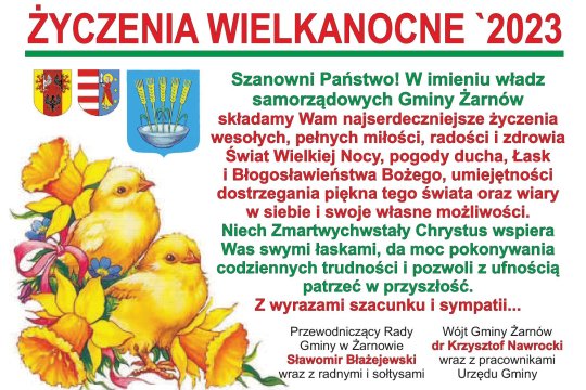 Życzenia wielkanocne 2023