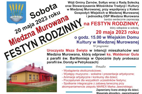 Plakat Miedzna Murowana