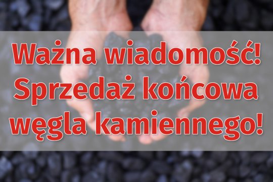 Sprzedaż końcowa węgla kamiennego