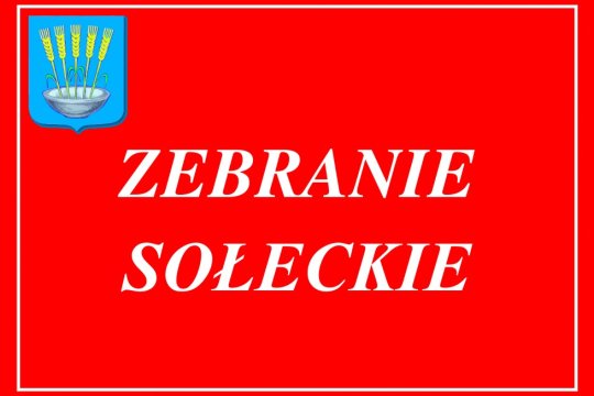 Zebranie sołeckie