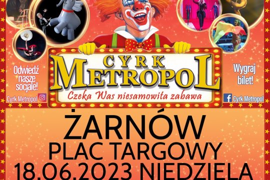 Plakat Cyrk Metropol