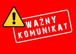 Ważny komunikat baner