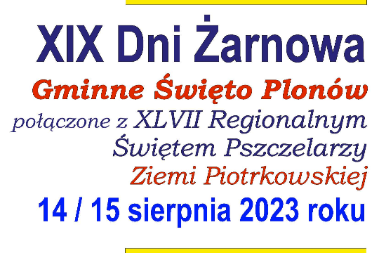 Zaproszenie na Dni Żarnowa 2023