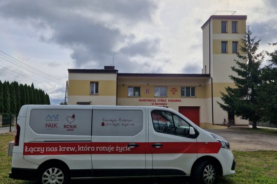 Akcja krwiodawstwa w remizie OSP KSRG Żarnów