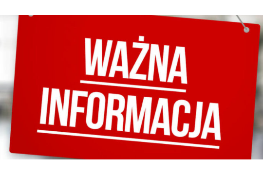Ważna informacja