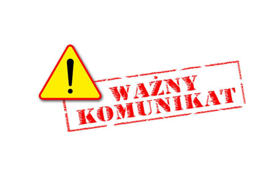 Ważny komunikat