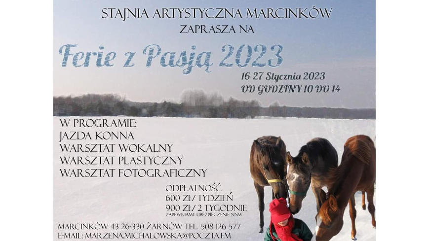 Ferie z pasją 2023