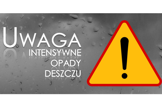 Intensywne opady deszczu