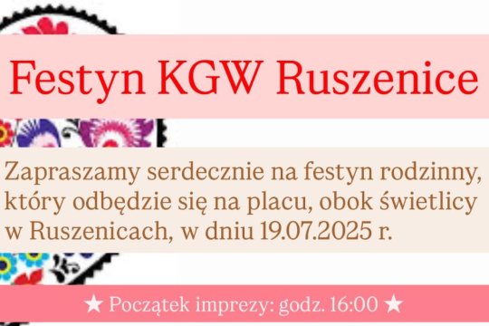 Festyn rodzinny w Ruszenicach