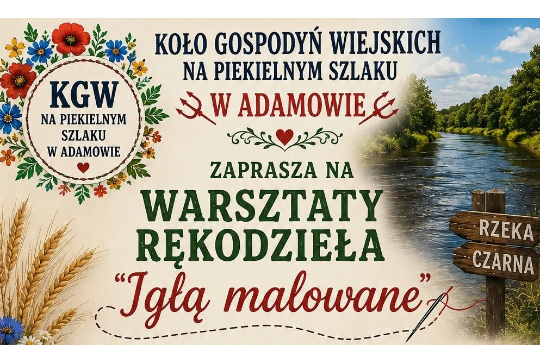 Warsztaty Igłą malowane