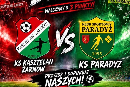 KS Kasztelan, mecz, KS Paradyż