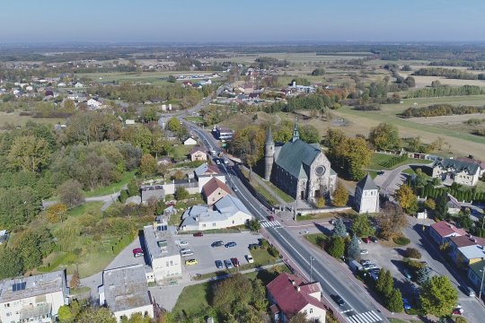 Żarnów z lotu ptaka