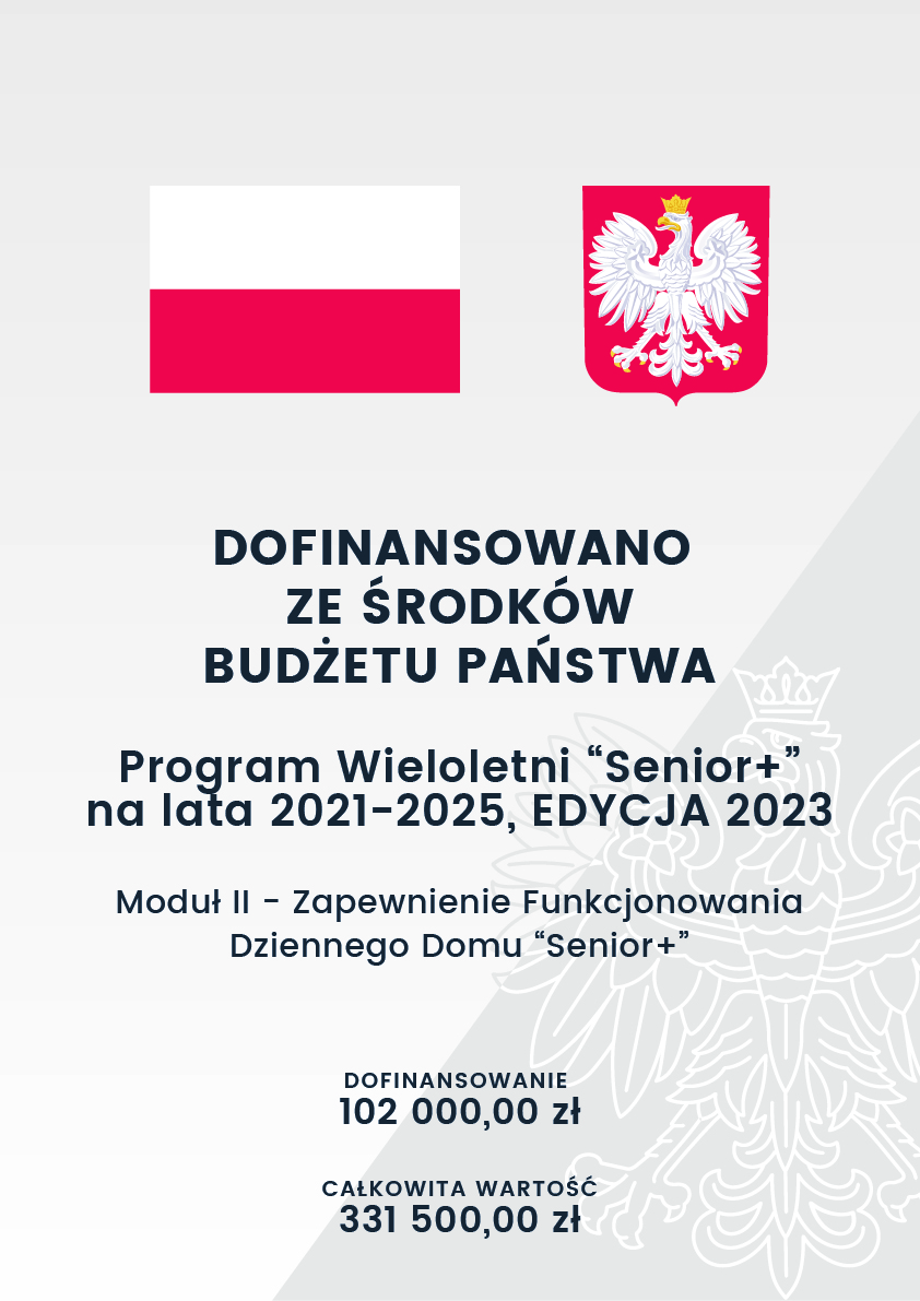 Plakat programu wieloletniego Senior+