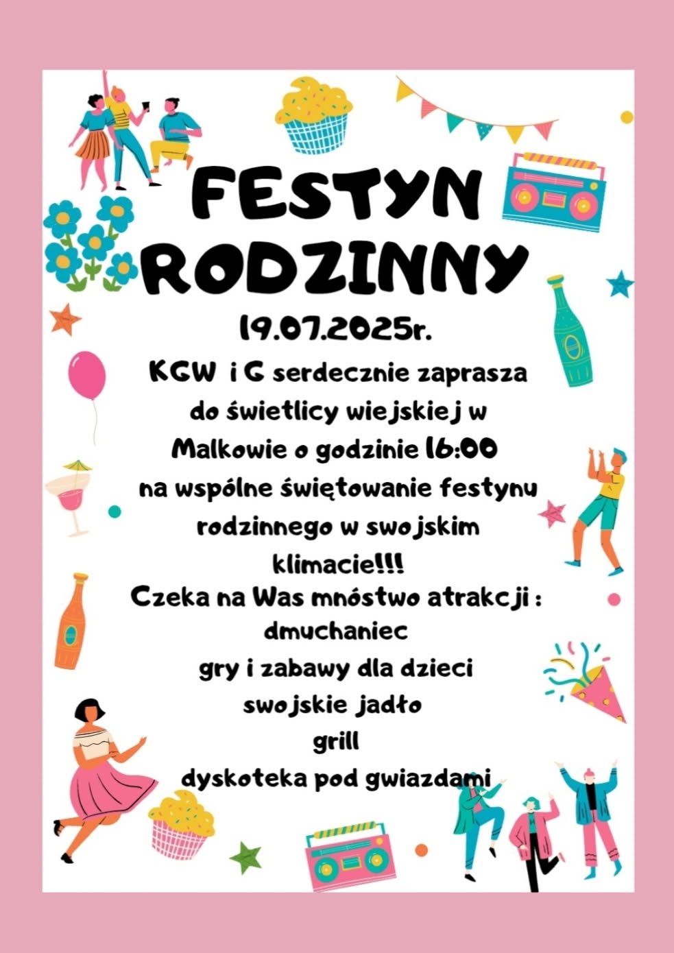 Festyn rodzinny w Malkowie