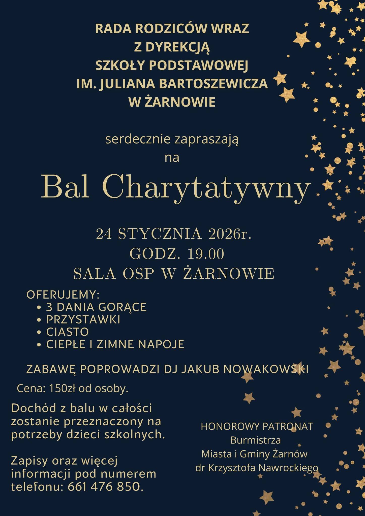 Bal charytatywny, plakat