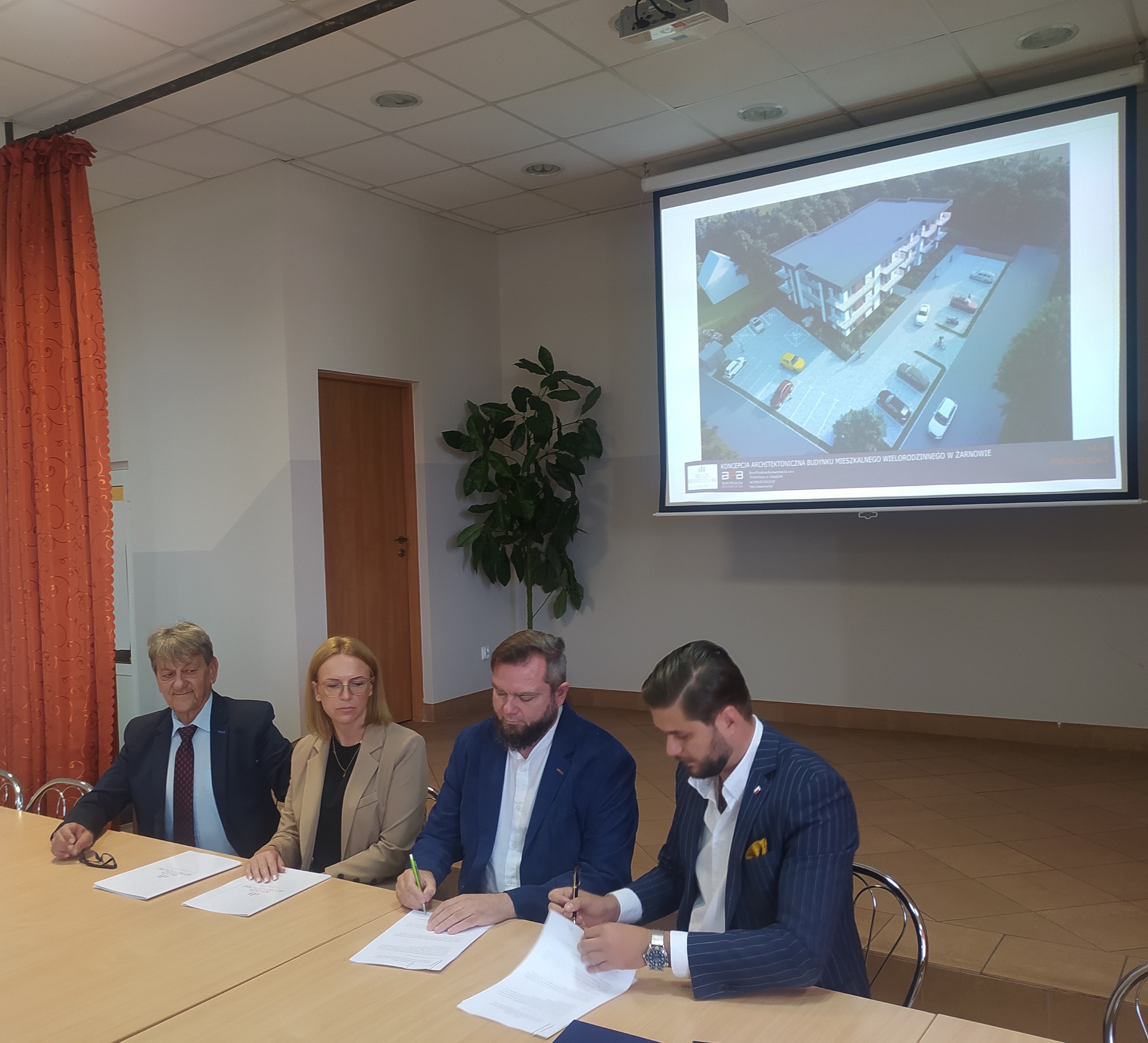 Blik mieszkalny w Żarnowie podpisanie umowy